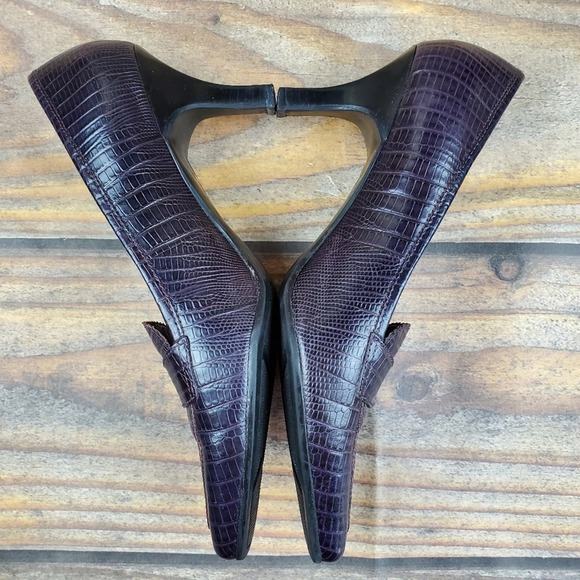 Etienne Aigner Labelle faux croc loafer SZ 7 - Picture 2 of 7